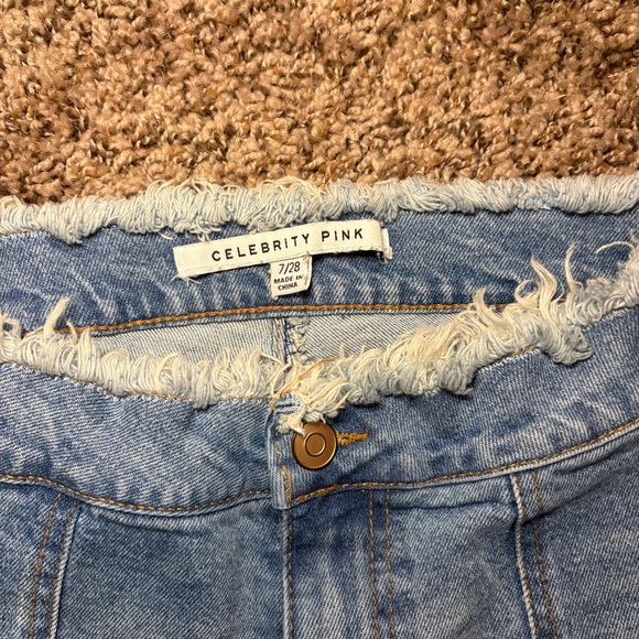 Celebrity Pink Light Blue High Rise Jeans - Picture 3 of 5